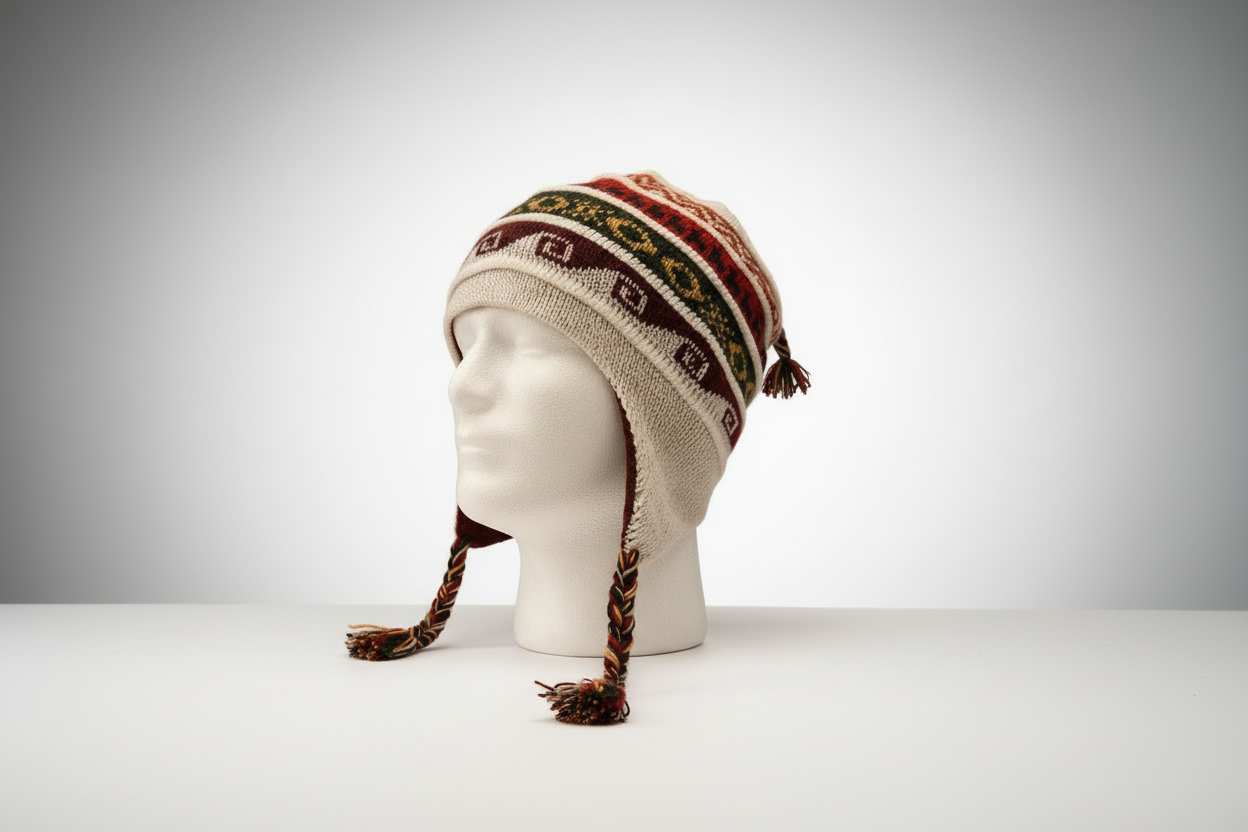 Baby Alpaca Reversible Chullo Hats – Peruvian Andean Earflap Beanies