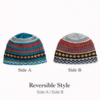 Baby Alpaca Reversible Knit Beanies – Peruvian Andean Winter Hats