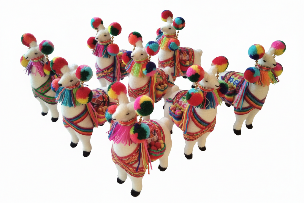 Llamas de fiesta