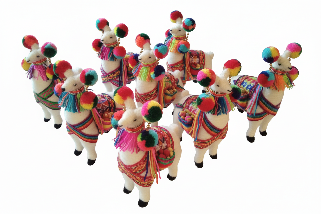 Llamas de fiesta