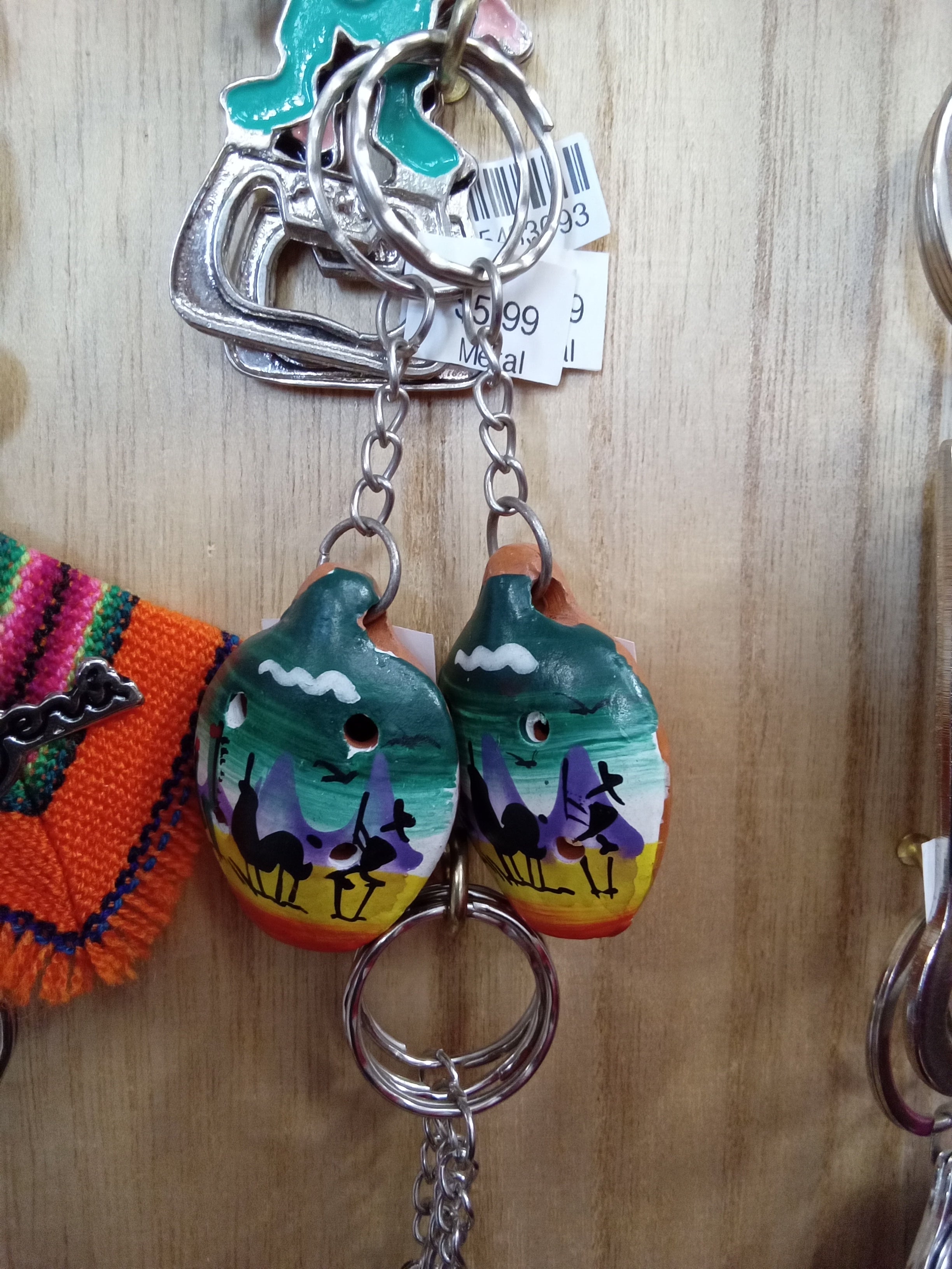 Clay Keychain – Peruvian Crafts